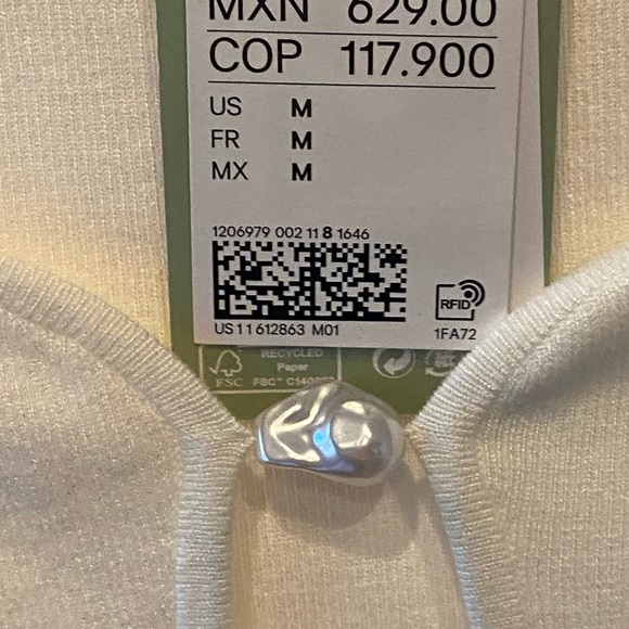 NWT H&M Bead-detail Sweater - Picture 11 of 11